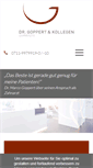 Mobile Screenshot of praxis-dr-goppert.de